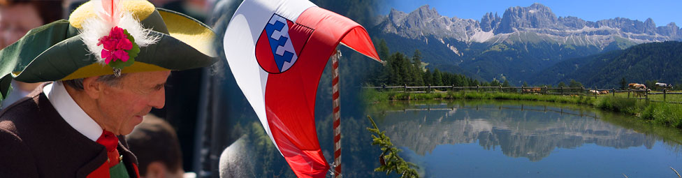 Urlaub und Ferien in Tiers in den Dolomiten und Modellfliegen Südtirol.